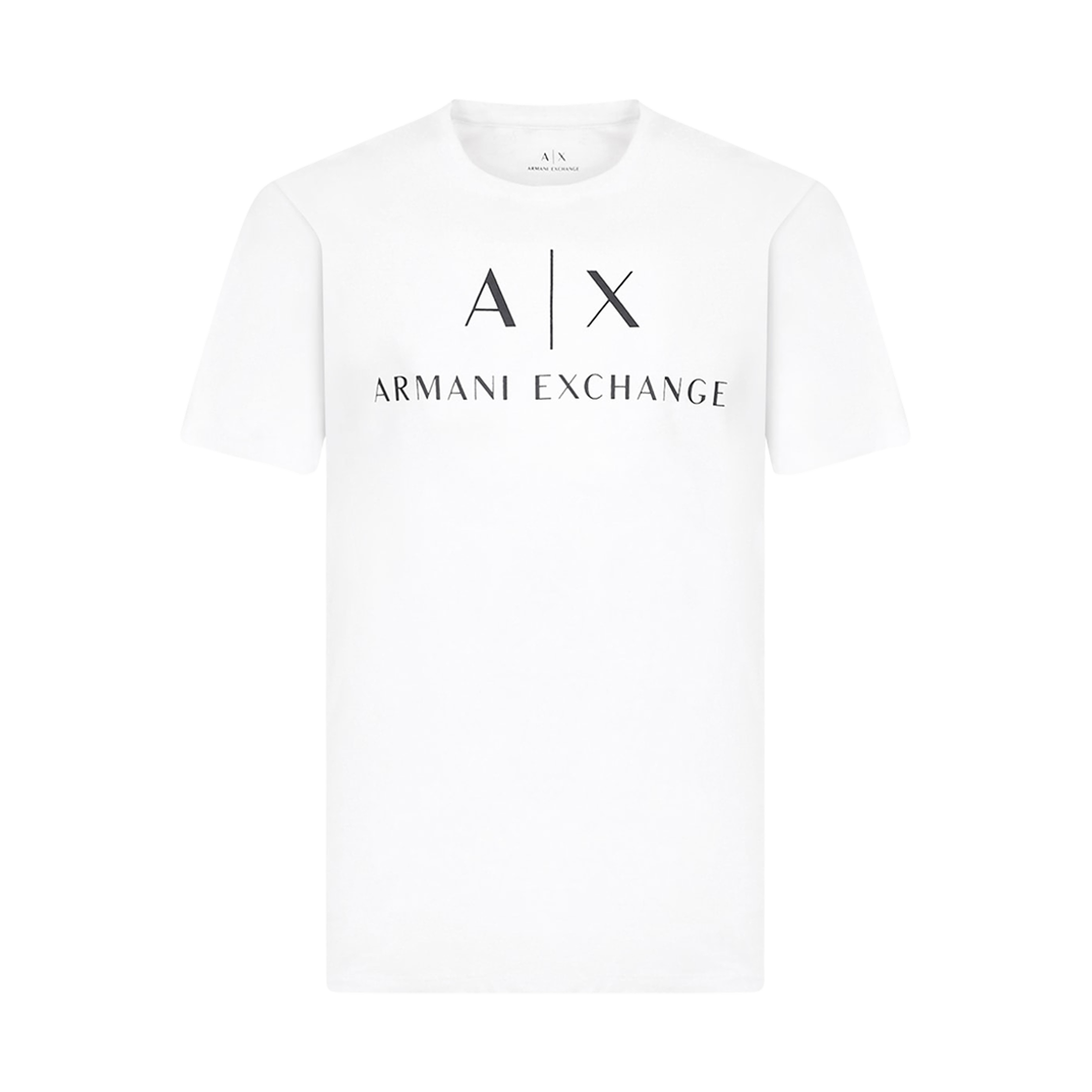 엠포리오 아르마니 로고 디테일 레귤러 핏 저지 티셔츠 화이트(Emporio Armani Logo Detail Regular Fit Jersey T-Shirt White) - 1