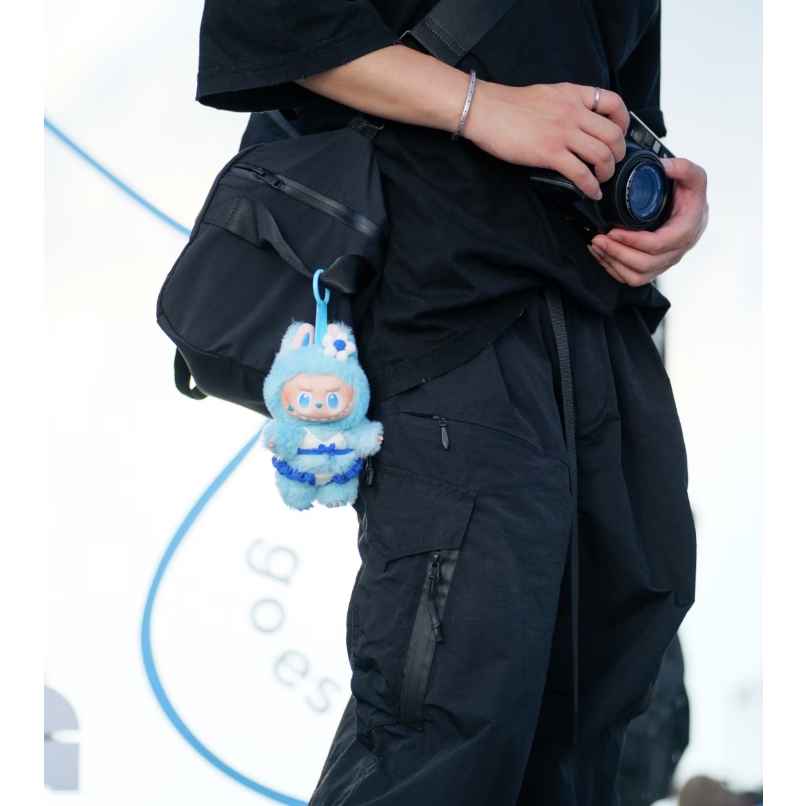 Pop Mart Labubu The Monsters Highlight Series Hope Keyring (Opened Case) 착용 스타일