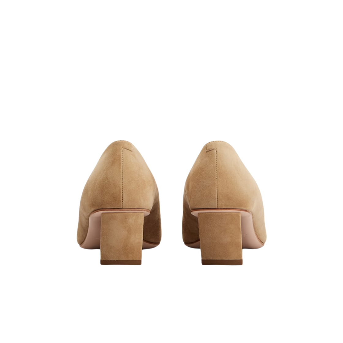 (W) 로저 비비에 벨 비비에 스웨이드 펌프스 베이지((W) Roger Vivier Belle Vivier Pumps in Suede Beige) - 2
