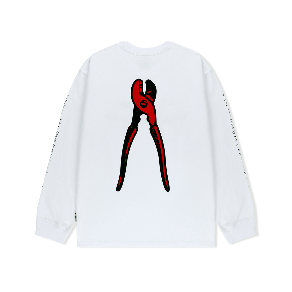예스아이씨 예스 와이어 로고 긴팔 화이트(YESEYESEE Y.E.S Wire Logo L/S White) - 2
