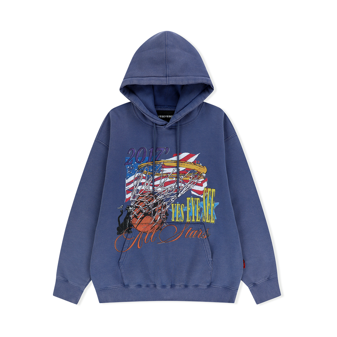 예스아이씨 예스 골 인 후디 코발트 블루