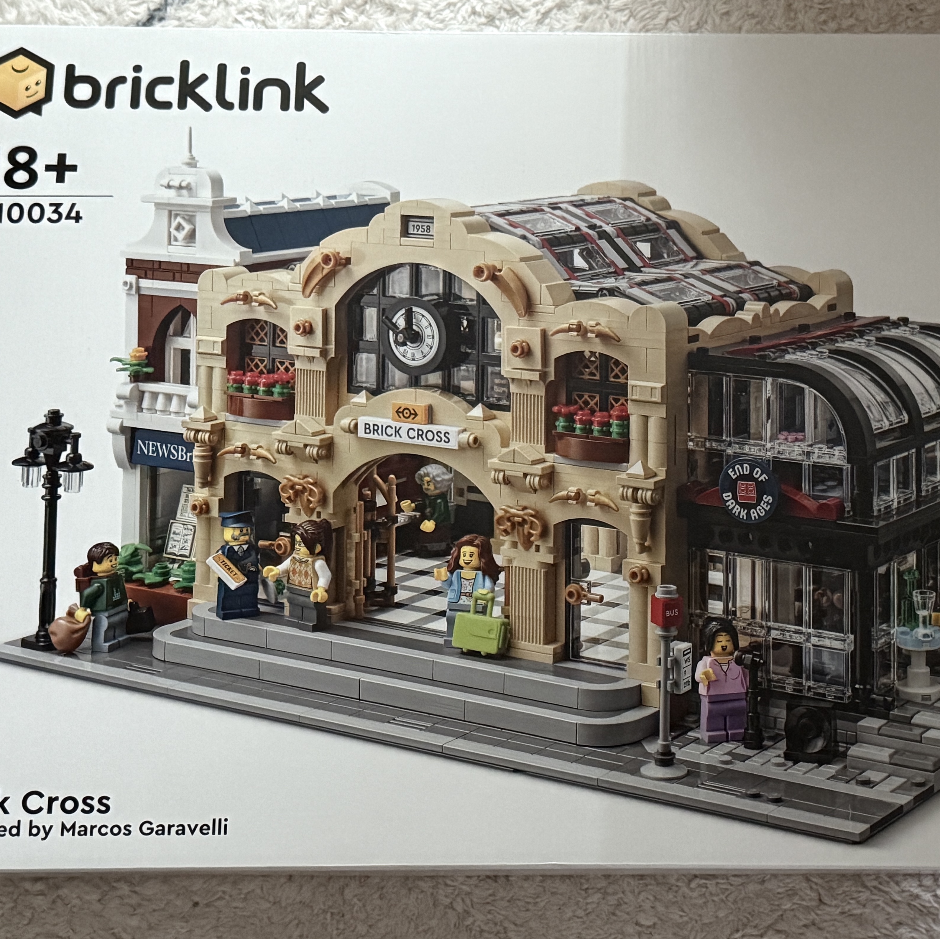 Lego Brick Cross Train Station 착용 스타일 - 3