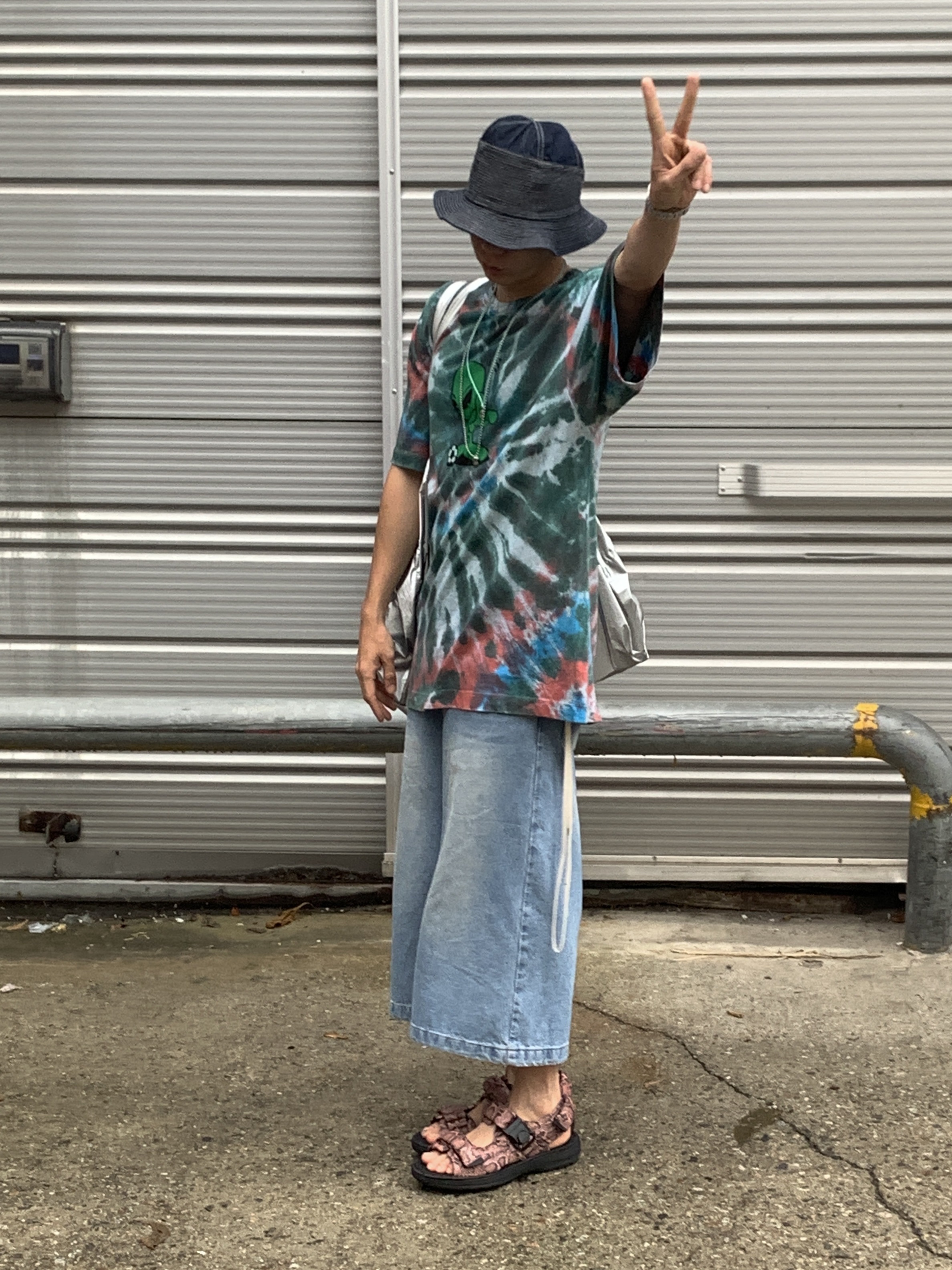Kapital 11.5 oz. Denim The Old Man and The Sea Hat Indigo Dark 착용 스타일 - 5