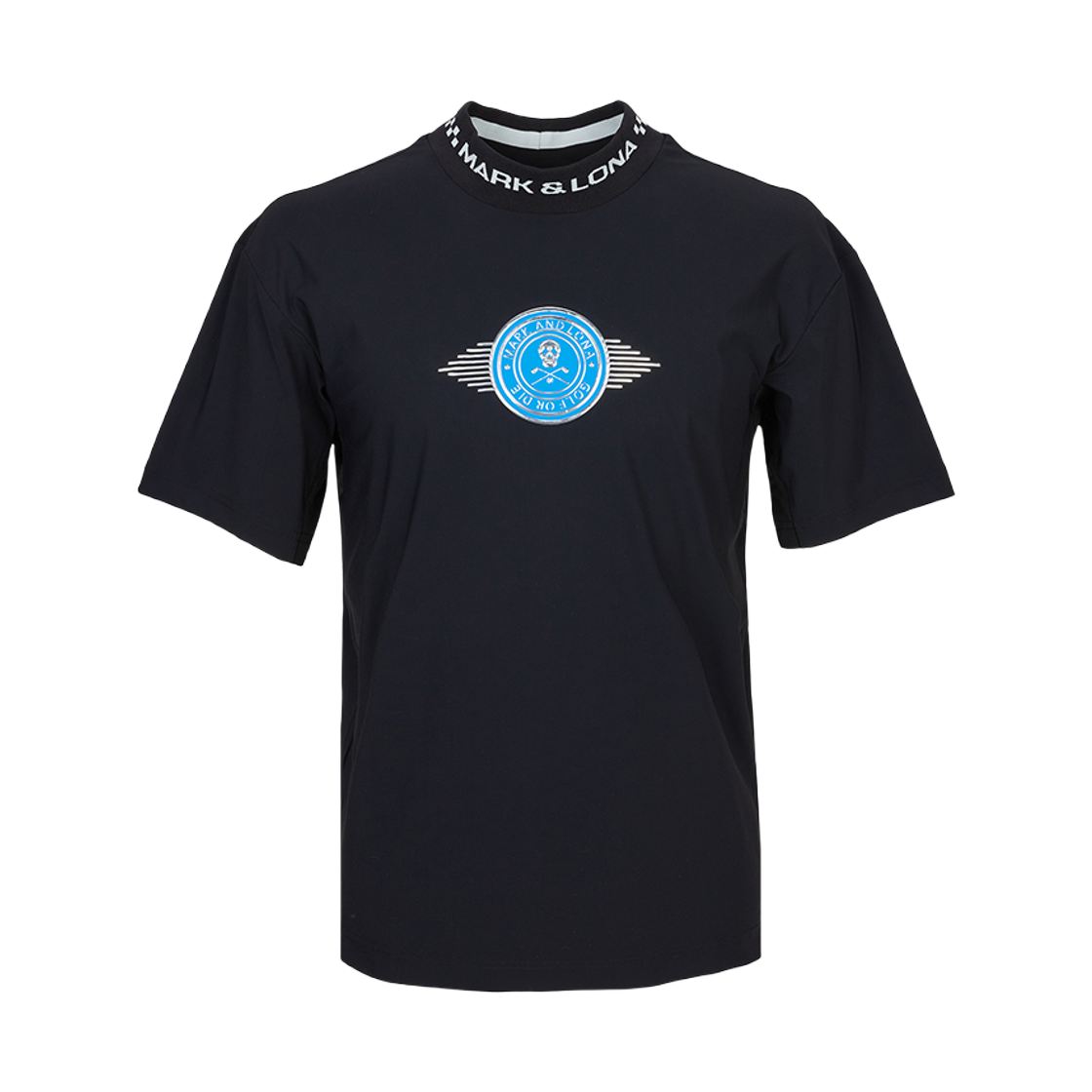 MLM-5A-AA11 Mark & Lona Golf Wear Short Sleeve T-Shirt Black