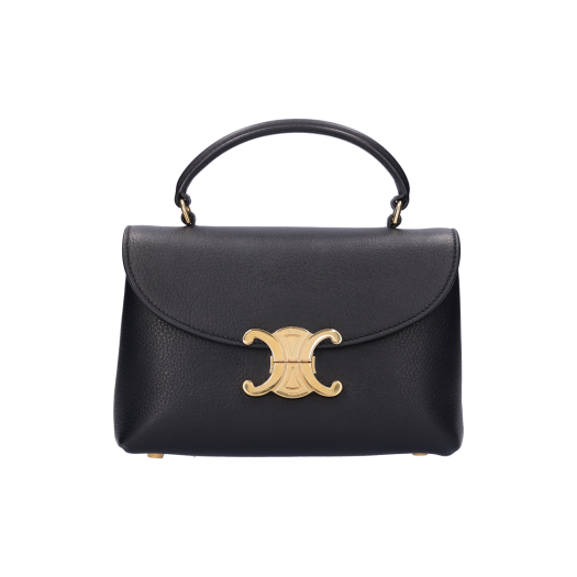 ITC5OOLQLEG5 [B등급] Celine Vintage Teen Nino Bag Supple Grained Calfskin Black