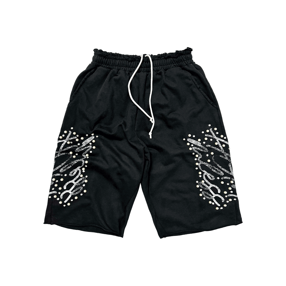 GSS_BK Hommless Gem Scatter Shorts Black