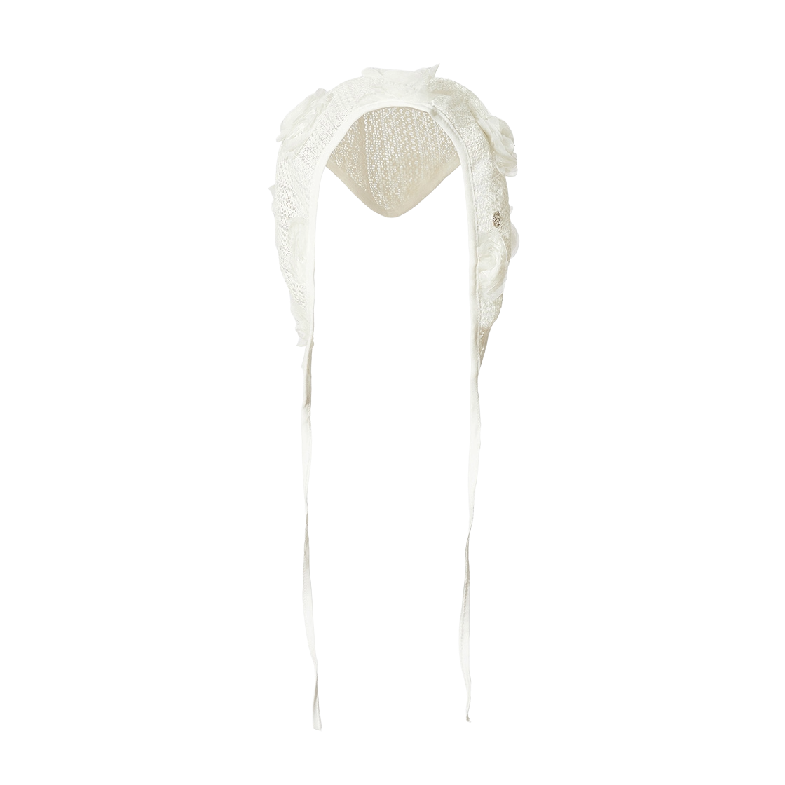 페이키 로즈 레이스 보닛 아이보리(Fakiii Rose Lace Bonnet Ivory)