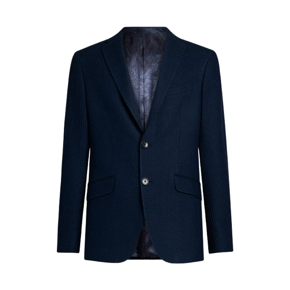MRCB000199JJ502B0339 Etro Textured Jersey Jacket Blue