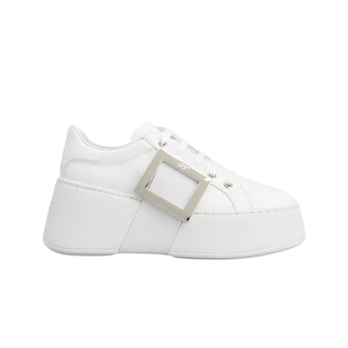 RVW73726150LXQB001 (W) Roger Vivier Viv Skate Sneakers White
