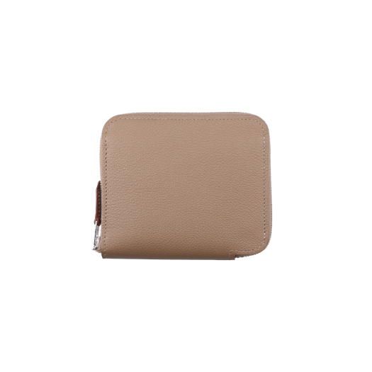 ITRMVM867TC2 Hermes Silk In Compact Wallet Evercolor Etoupe Blue Broom