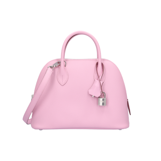ITHHNJ2TVTW6 [S등급] Hermes Vintage Bolide 1923 25 Bag Epsom Mauve Sylvestre Silver U Engraving