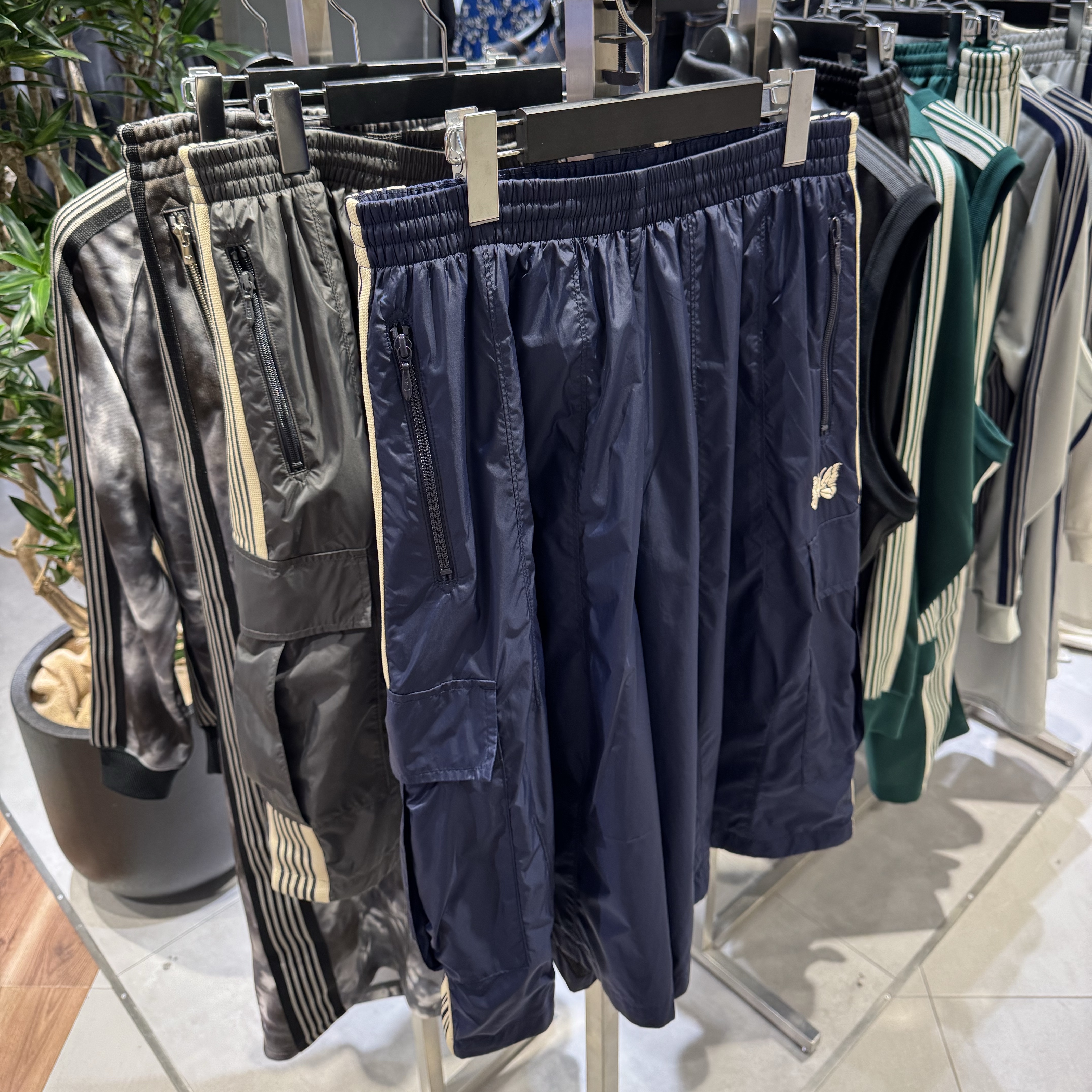 Needles x LHP H.D. BDU Nylon Shorts Charcoal - LHP Exclusive 착용 스타일 - 3