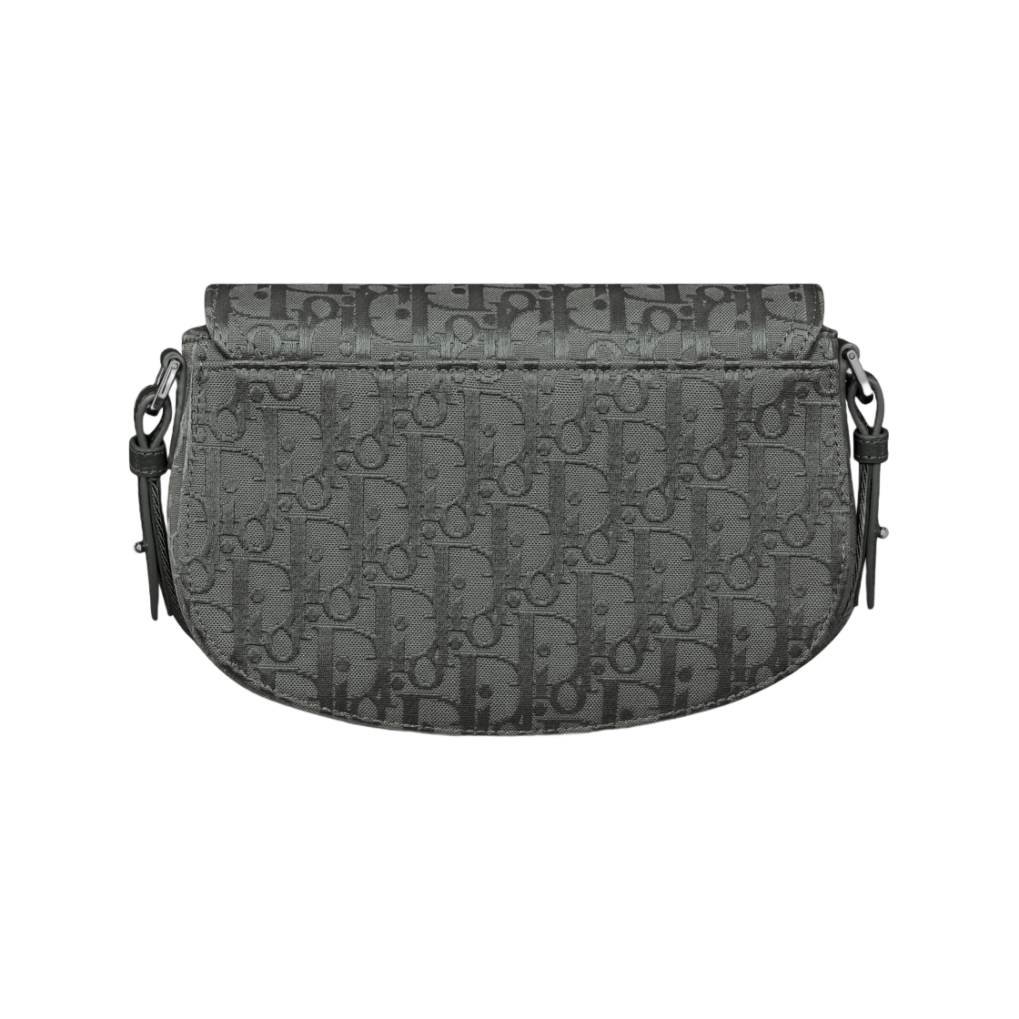 디올 새들 메신저 백 디올 오블리크 캔버스 앤 그레인드 카프스킨 앤트러사이트 그레이(Dior Saddle Messenger Bag Dior Oblique Canvas And Grained Calfskin Anthracite Gray) - 3