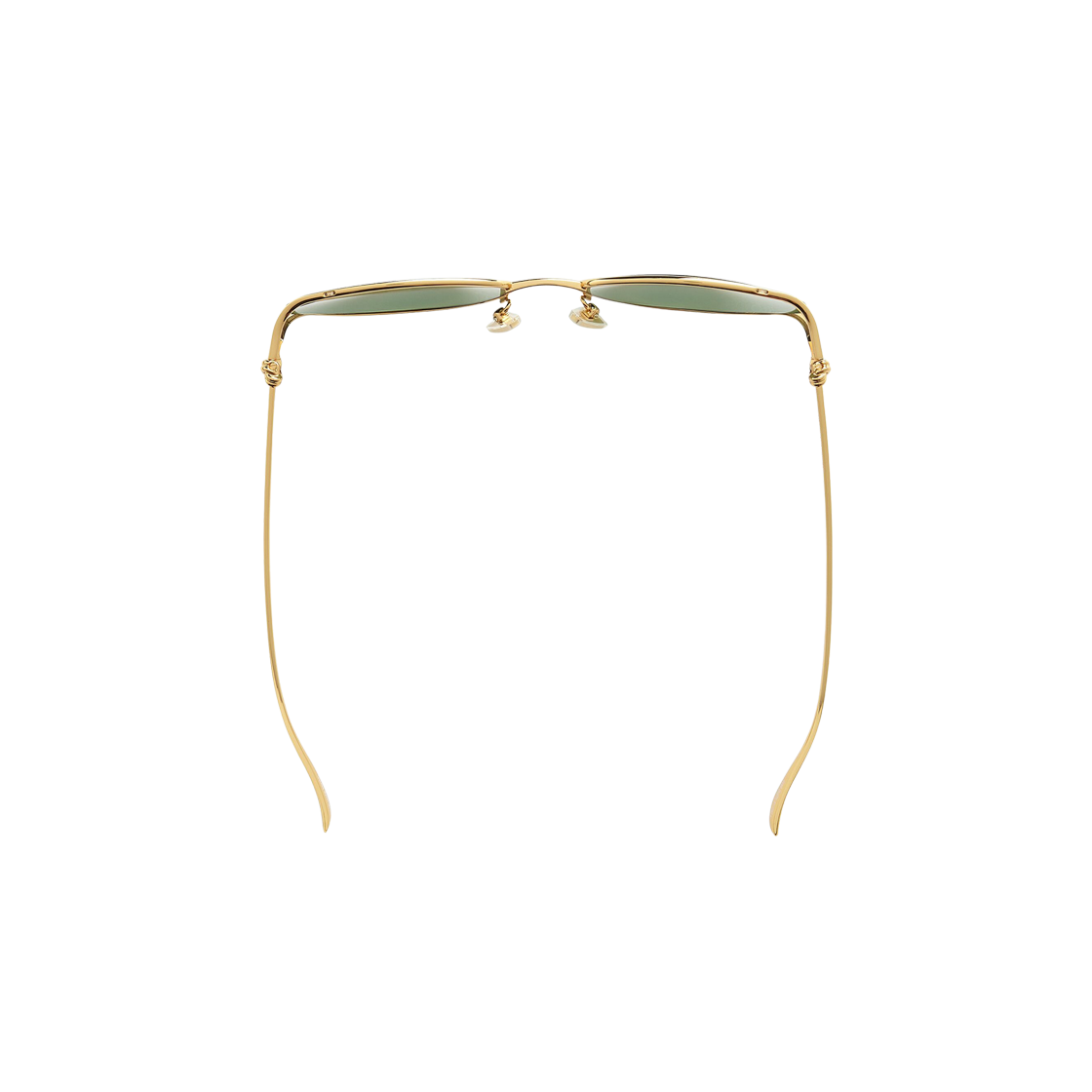 (W) 보테가 베네타 노트 캣 아이 선글라스 골드 그린((W) Bottega Veneta Knot Cat Eye Sunglasses Gold Green) - 3