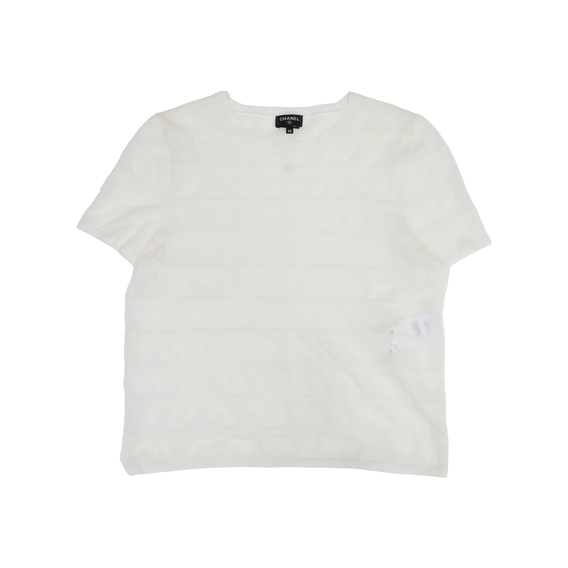 激レア CHANEL シースルーTシャツ SLOW／一部店舗限定】シースルートリコット シアー Tシャツ