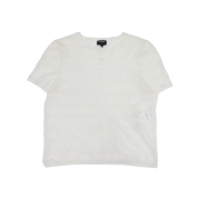 Chanel SeeThrough TShirt White