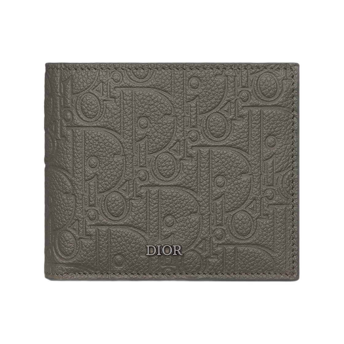 2ESBH027FLG-H800 Dior Bifold Wallet Dior Gravity Leather Gray