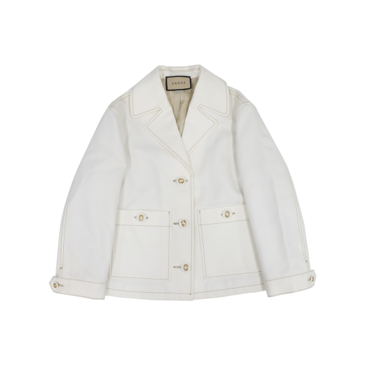 ITF6DBRIHUGC Gucci Cotton Jacket White