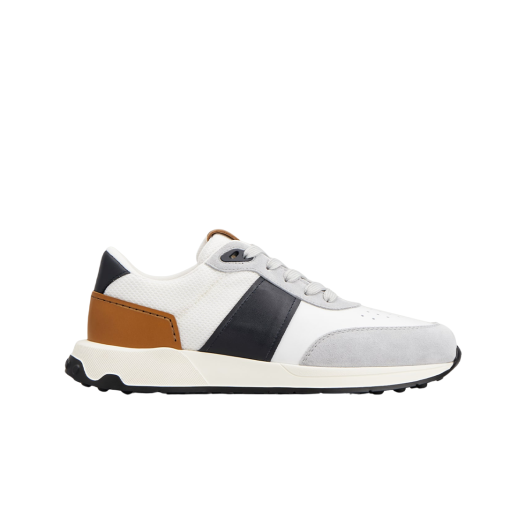 XXM63K0GT80T9308TA Tod's Sneakers in Leather Technical Fabric White Grey