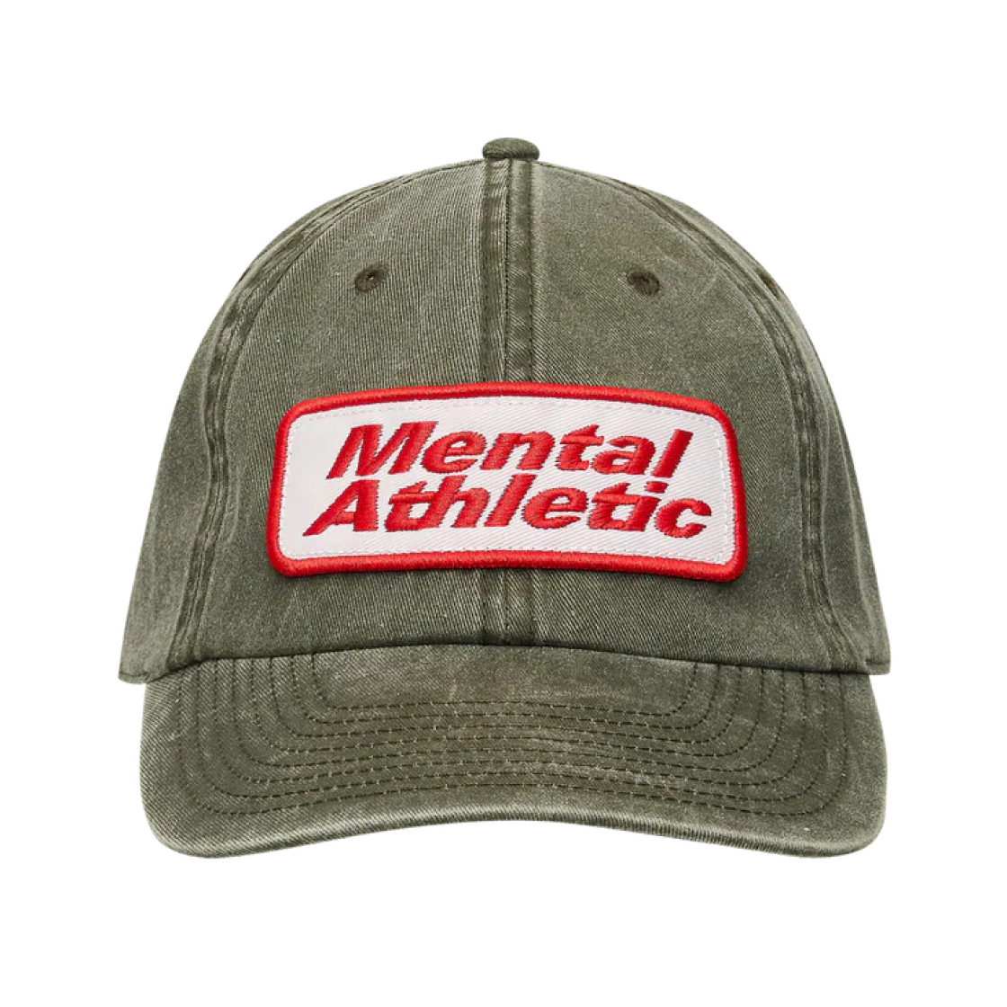 - Mental Athletic Station Patch Cap Washed Brown