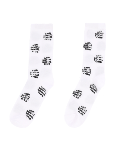 TI25C2502431 ASSC Logo Pattern Socks White