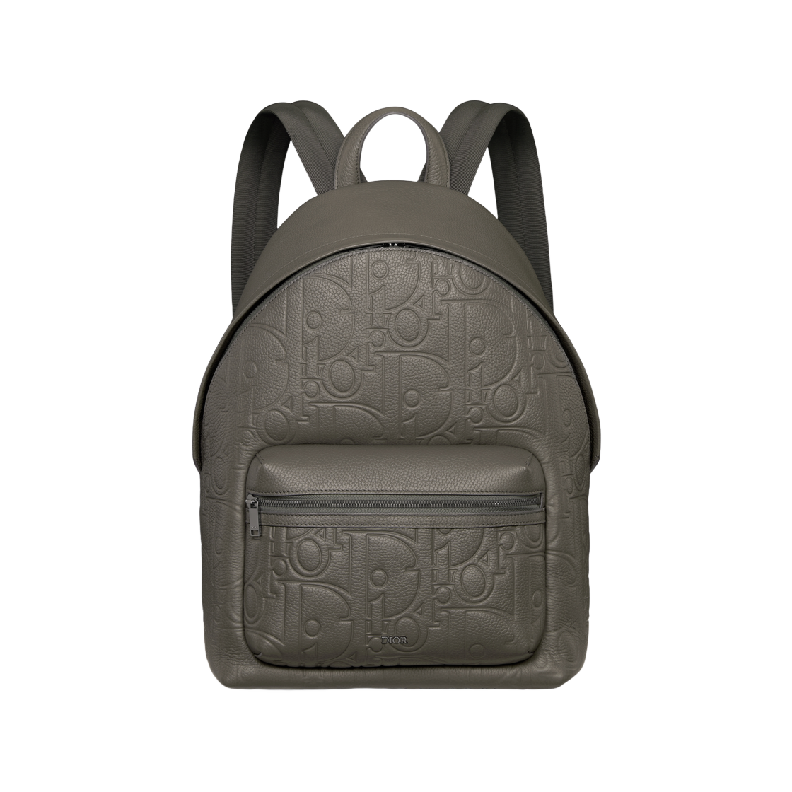1ESBA199LLG-H800 Dior Ride 2.0 Zipped Backpack Dior Gravity Leather and Grained Calfskin Gray
