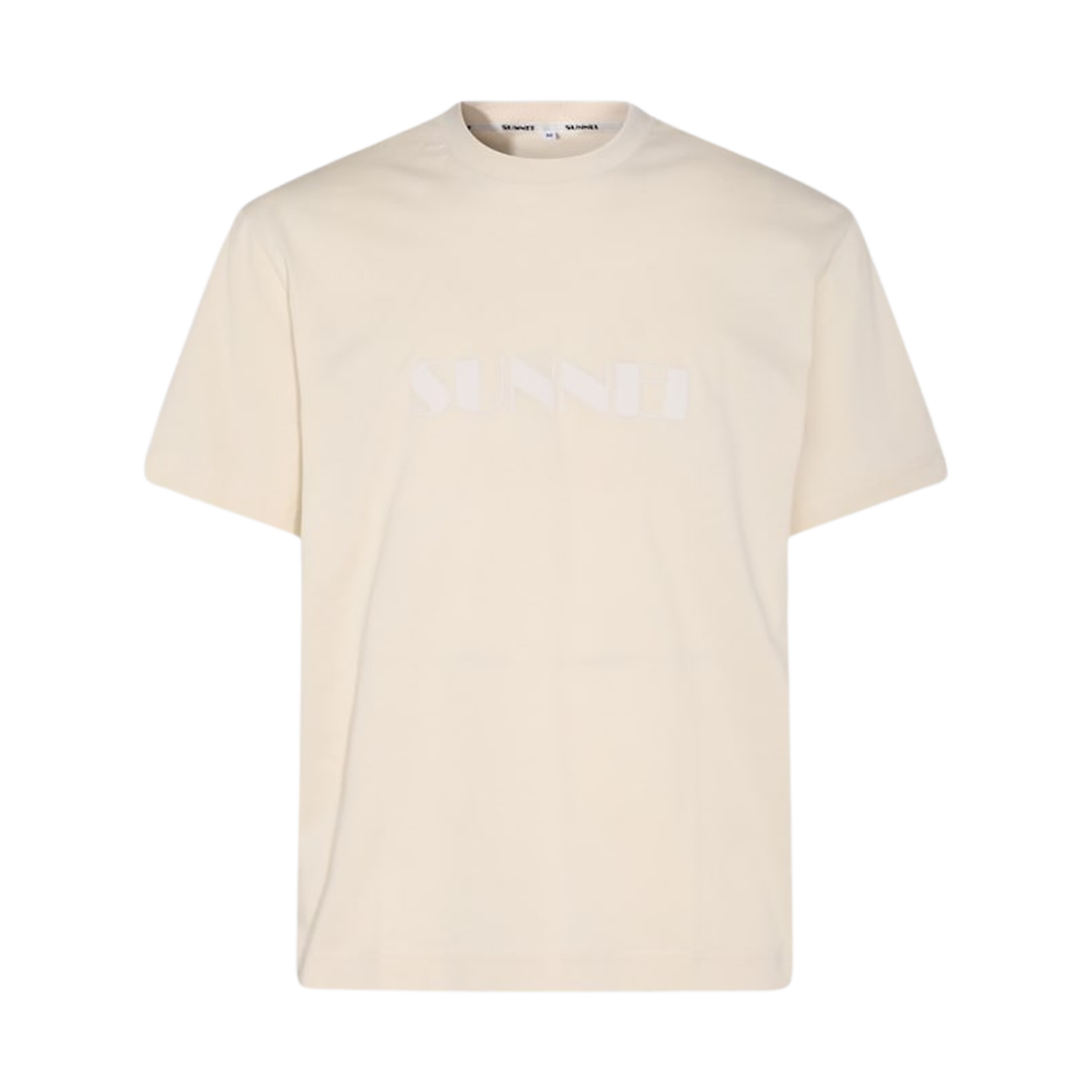 써네이 클래식 로고 프린트 티셔츠 라이트 베이지(Sunnei Classic Logo Print T-Shirt Light Beige)