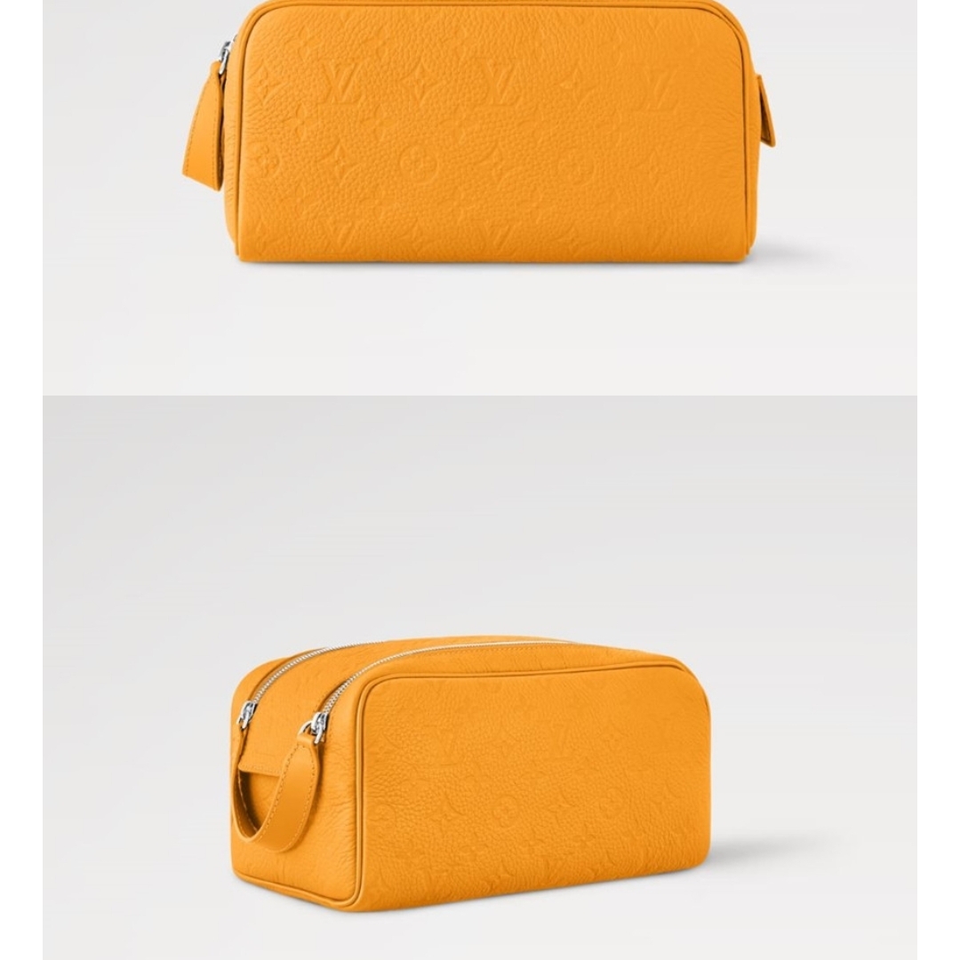 Louis Vuitton Dopp Kit Vert Deau 착용 스타일