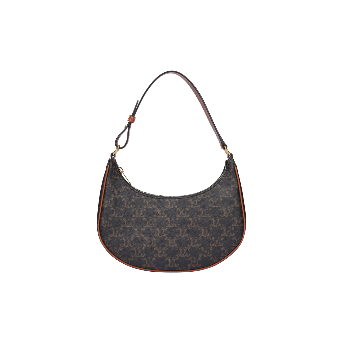 [A등급] 셀린느 193952BZJ 아바 백 트리옹프 캔버스 카프스킨 탠([A등급] Celine Vintage Ava Bag Triomphe Canvas Calfskin Tan)