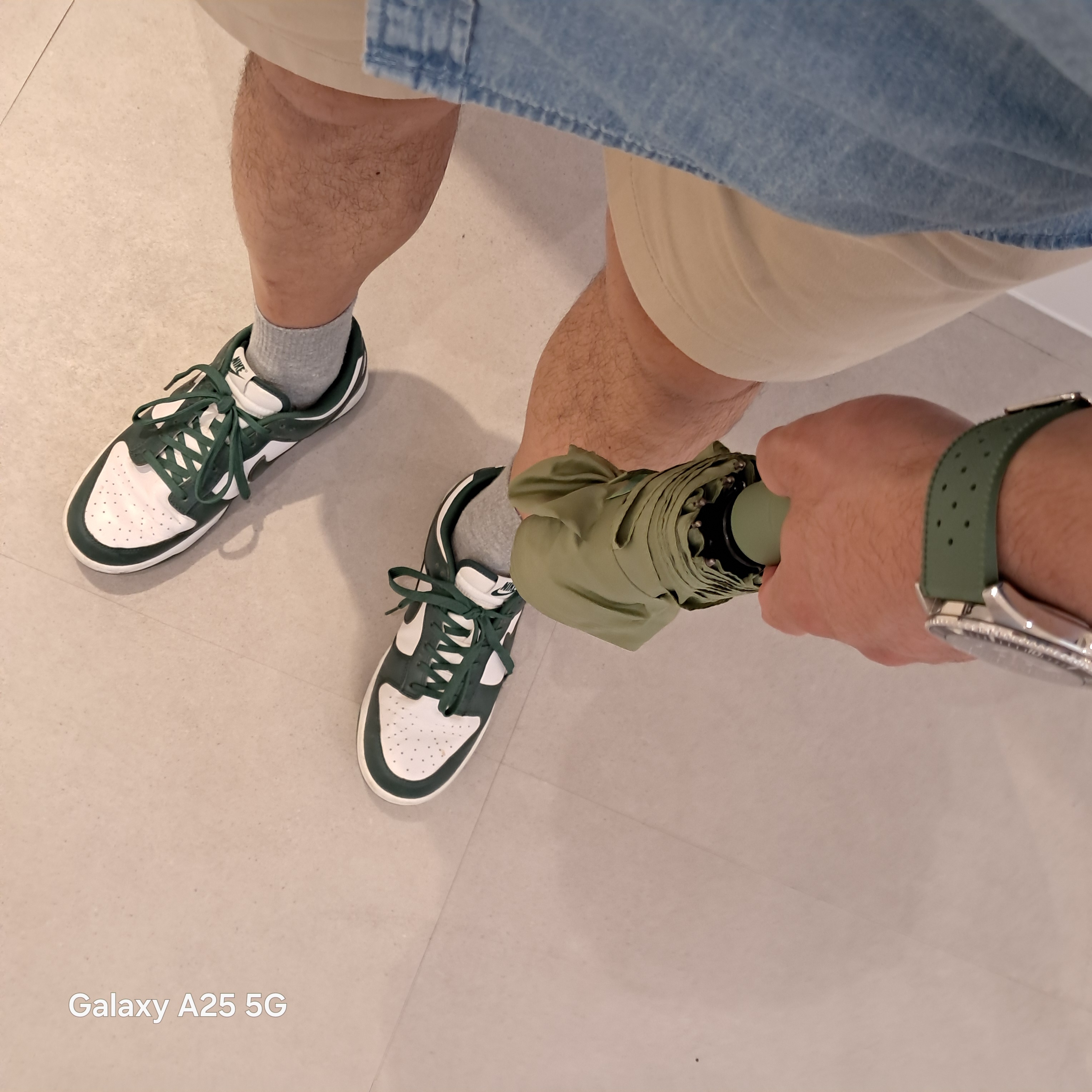 Nike Dunk Low Retro Varsity Green 착용 스타일 - 2