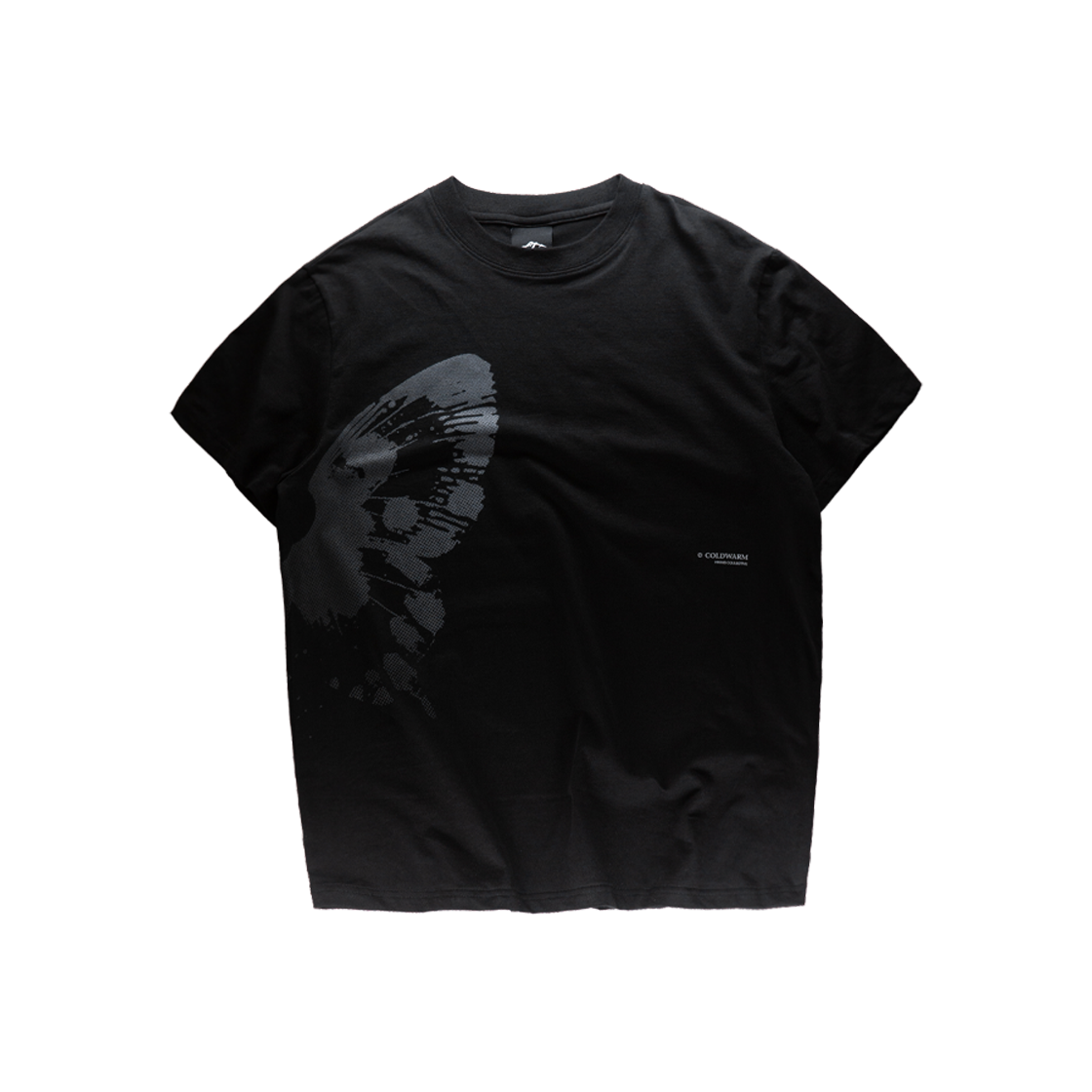 콜드웜 닷 그래픽 티셔츠 블랙