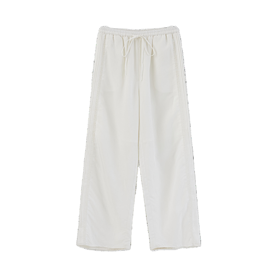 TA12400 TANNAT T/T Banding lace long pants - White