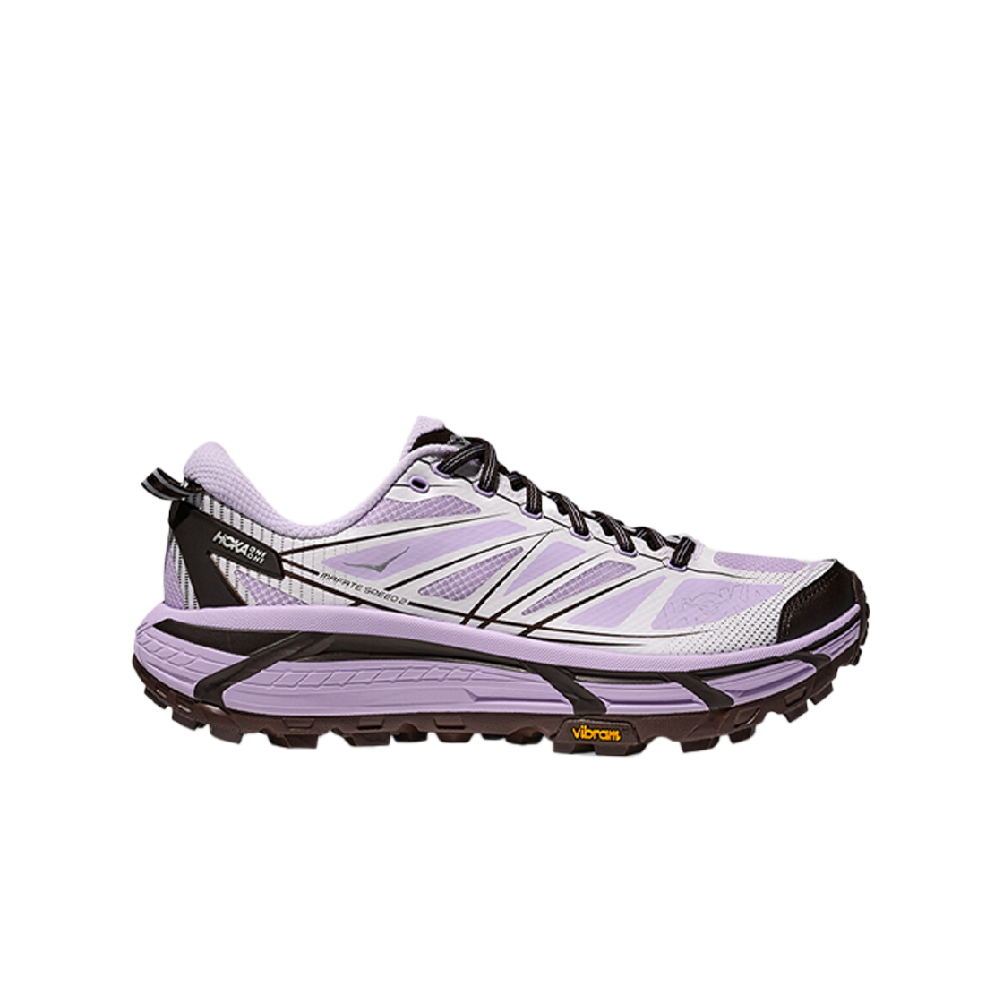 호카 마파테 스피드 2 아이리스 플라워 화이트 - 25FW(Hoka Mafate Speed 2 Iris Flower White - 25FW)