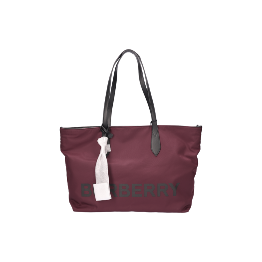 ITKUOPNTO33H Burberry Tote Bag Nylon Burgundy