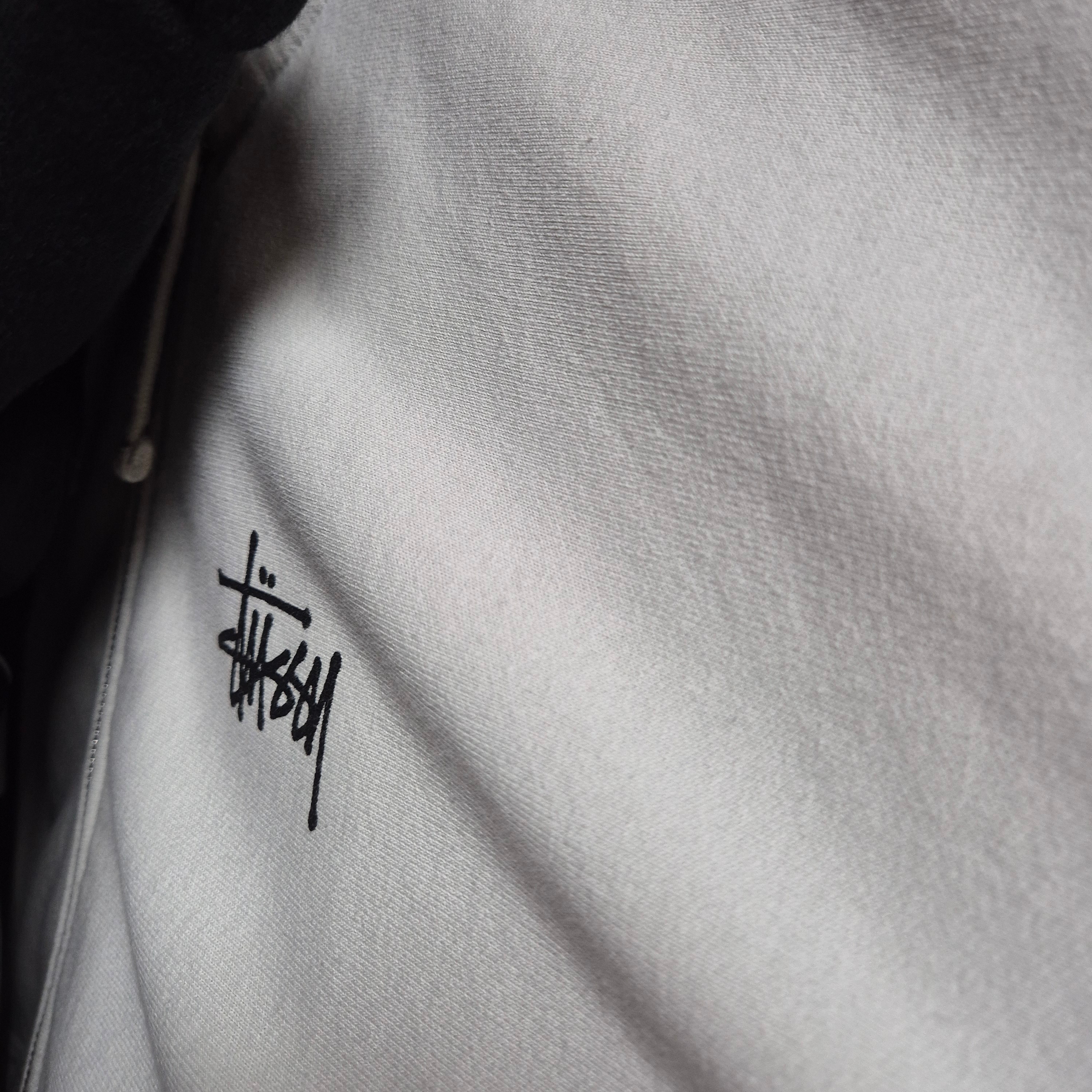 Stussy Basic Stussy Zip Hoodie Fog 2024 착용 스타일