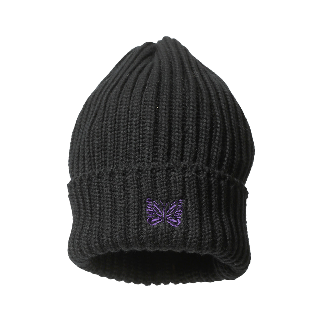 RW056E Needles Watch Cap Merino Wool Black