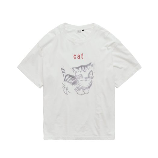 HK5LTS7004E9 Polyteru HANK Cat 1/2 Tee White