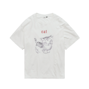 Polyteru HANK Cat 1/2 Tee White