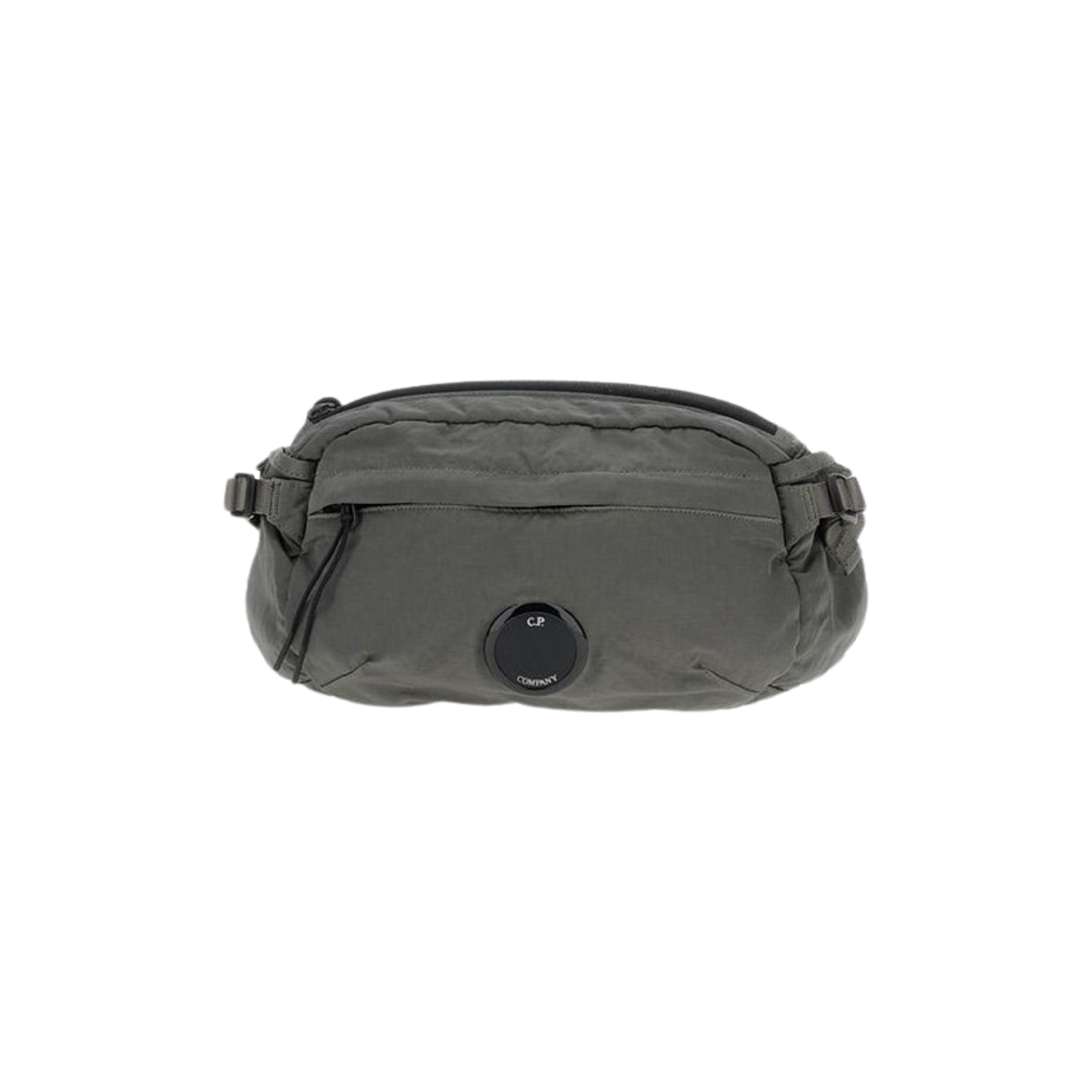 Company Logo Front Lens Belt Bag Grey 25FW