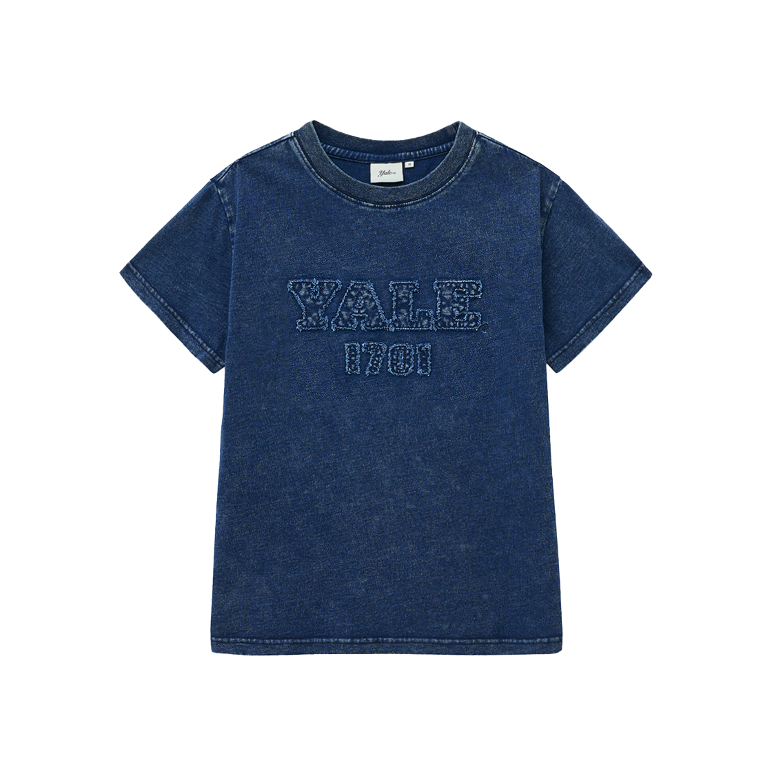 예일 우먼즈 피그먼트 아플리케 티셔츠_네이비(Yale Women's Pigment Applique T-Shirt Navy) - 1