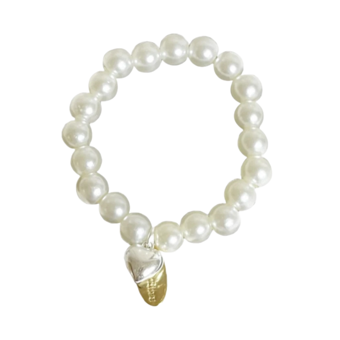모남희 블핑이 브레드 진주 하트 네클리스(Monamhee Beulpingi & Bred Pearl Heart Necklace)
