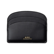 A.P.C. Demi-Lune Card Holder Black