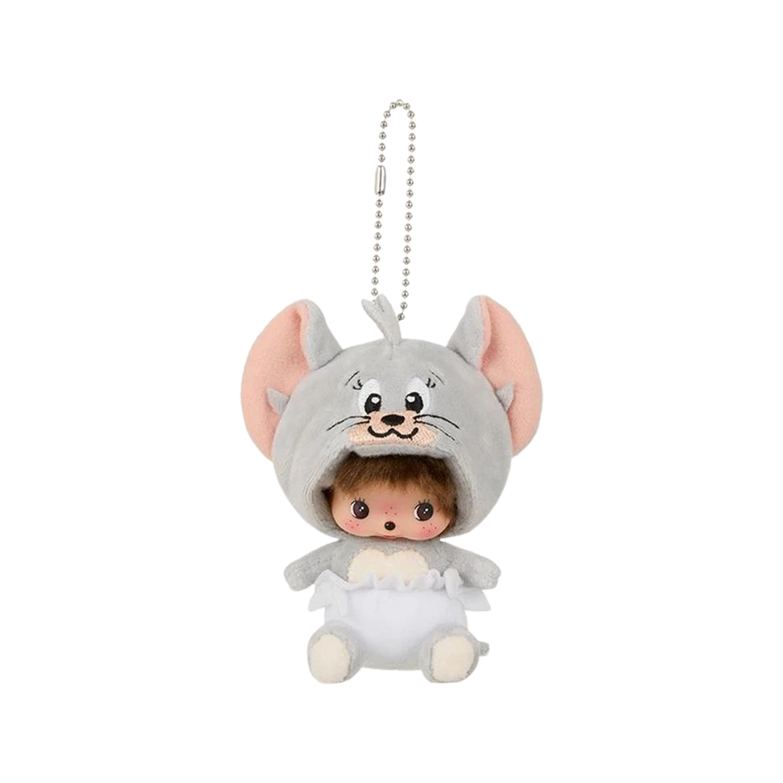 Monchhichi Monchhichi x Tom & Jerry SS Doll Mini Key Chain Tuffy · ONE SIZE