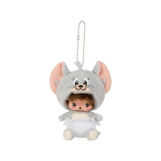 Monchhichi x Tom & Jerry SS Doll Mini Key Chain Tuffy