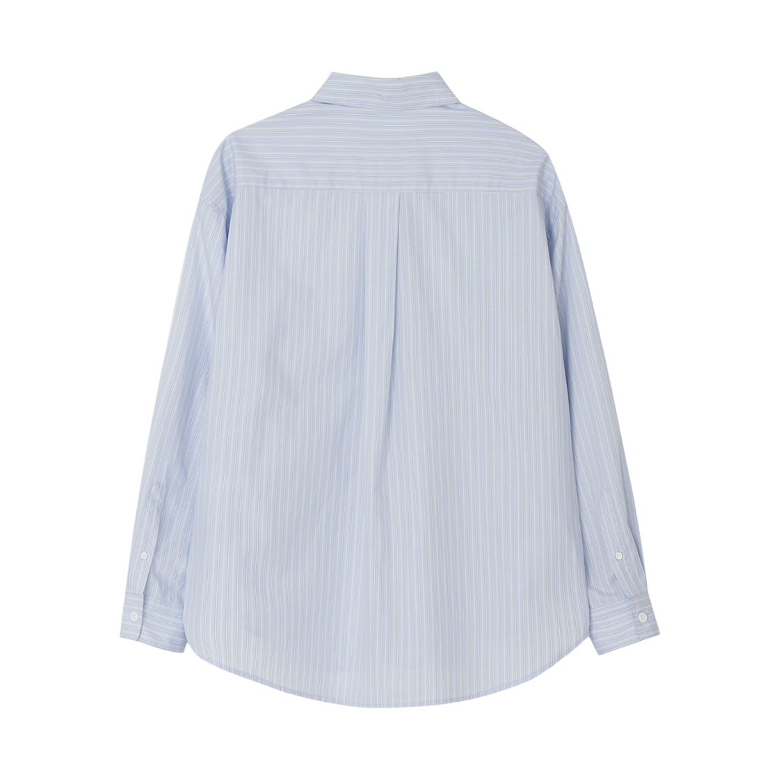 (W) 누스누스 핀스트라이프 셔츠 블루((W) Nusnus Classic Pinstripe Shirt Blue) - 2