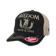 Palace Freedom Distressed Trucker Black - 25FW