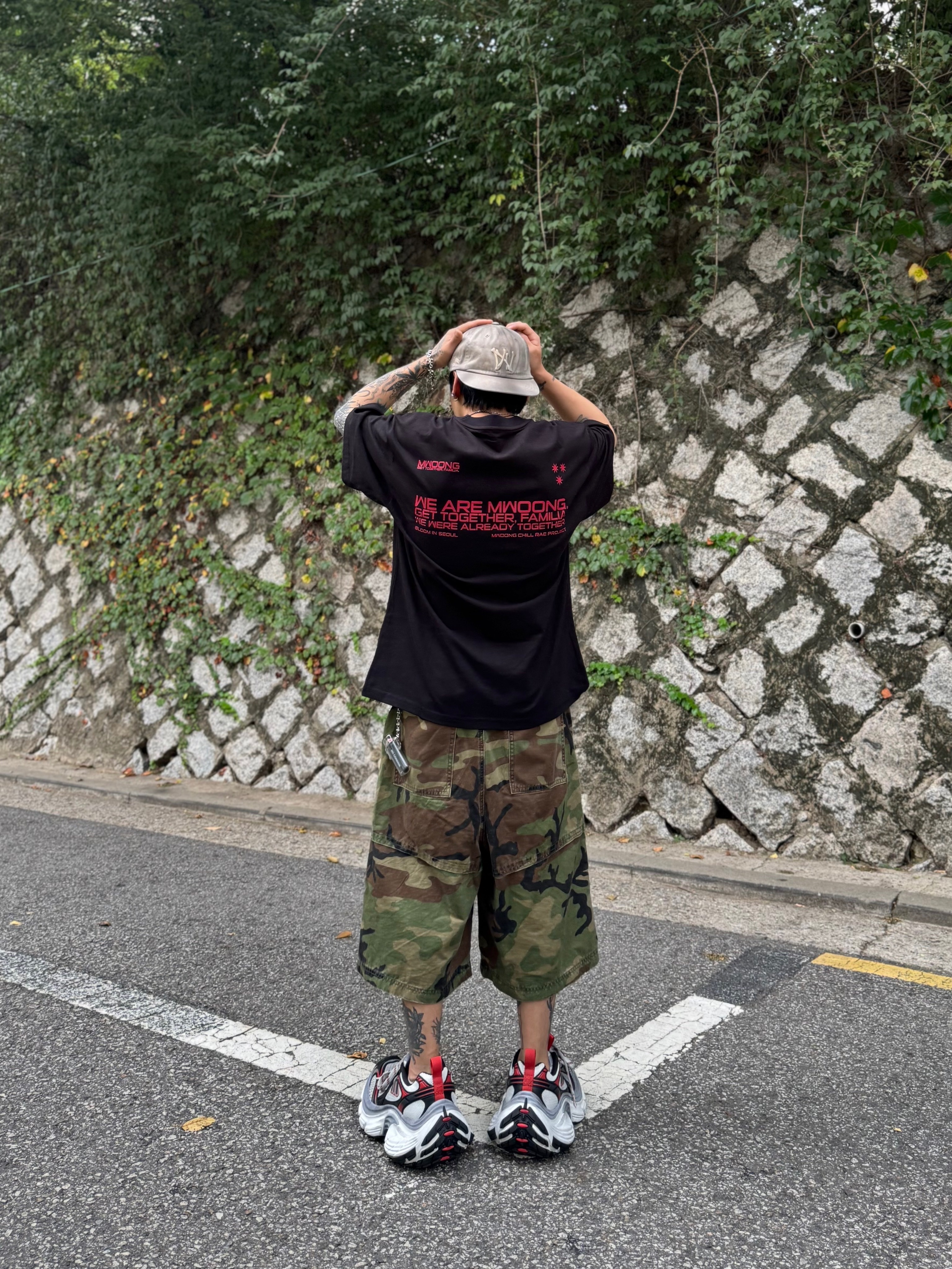 Balenciaga 10XL Sneakers Grey White Red, [KREAM Exclusive] Aoiro 6-Panel Bone A/N Cap Mud 착용 스타일 - 6