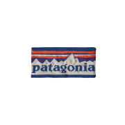 (W) Patagonia Powder Town Headband Fitz Roy Sunrise Birch White