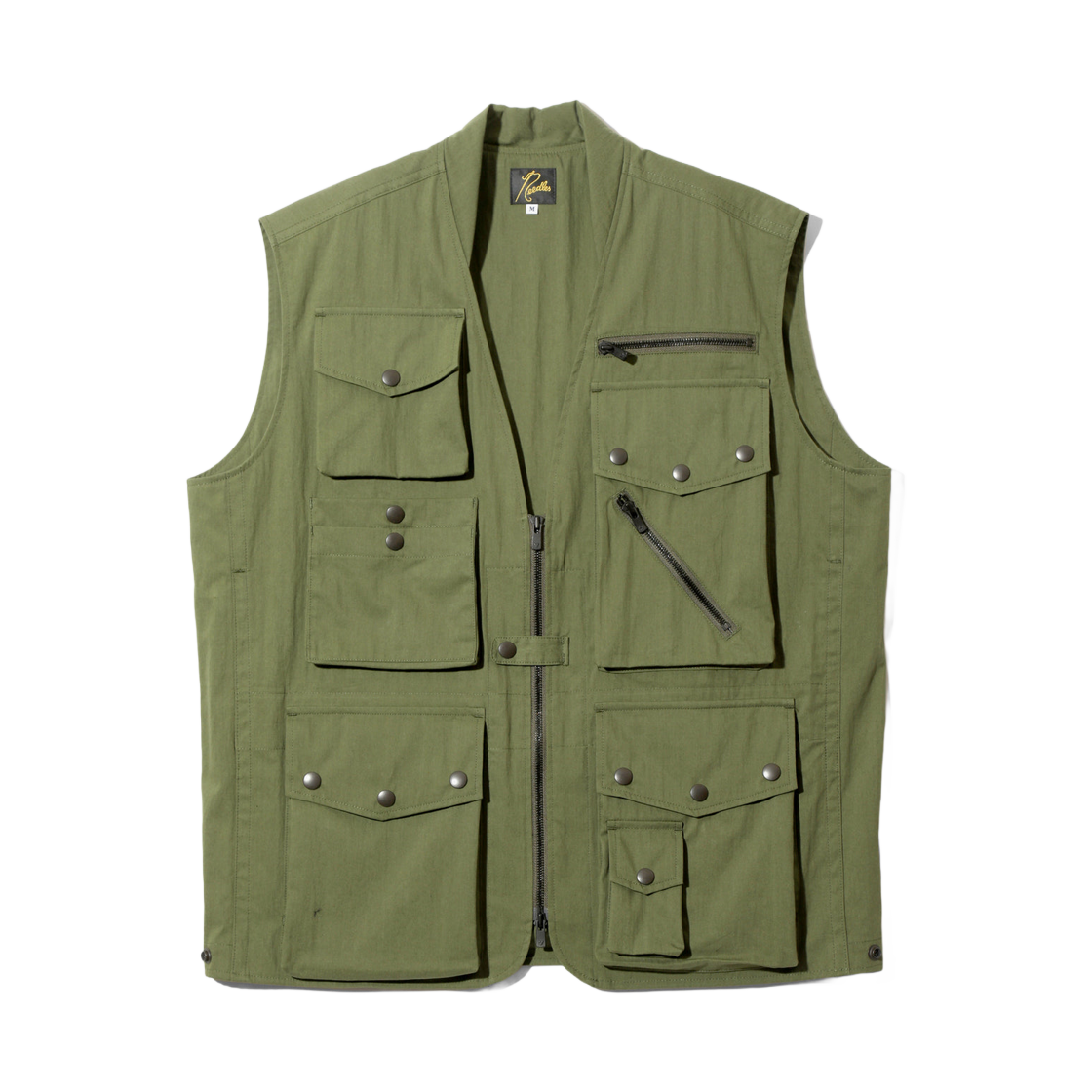 니들스 필드 베스트 C/N 옥스포드 올리브(Needles Field Vest C/N Oxford Olive) - 1