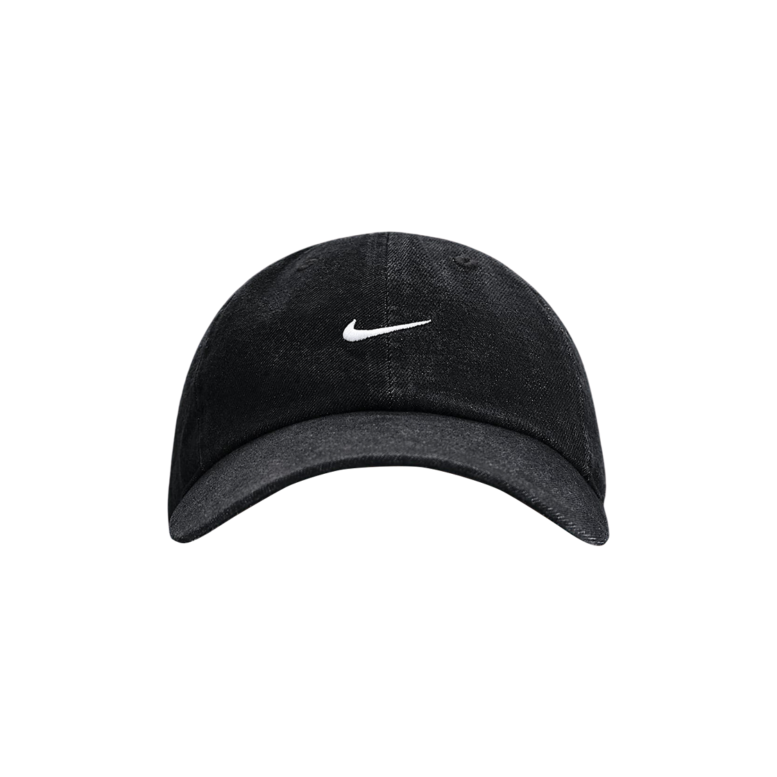 나이키 클럽 언스트럭처 데님 캡 블랙 화이트(Nike Club Unstructured Denim Cap Black White)